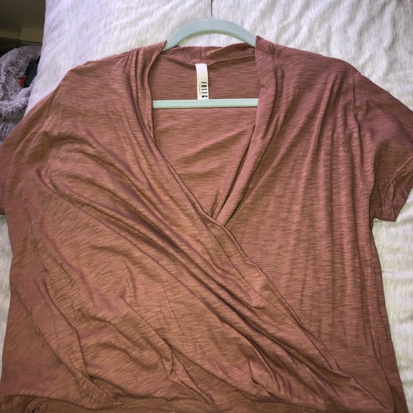 Trendy wrap style top - Picture 1 of 2